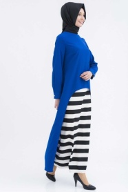 Bislife - Sax Blue Hijab Suit 6200SX - Thumbnail