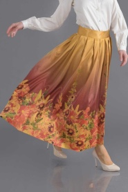 Bislife - Yellow Hijab Skirt 8030SR - Thumbnail
