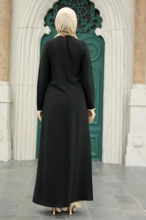 Black Hijab Double Suit 52221S - 3