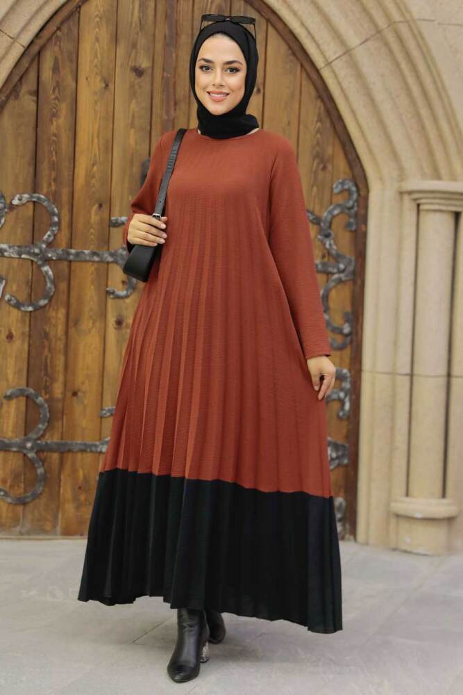 Black Hijab Dress 7684S - 2