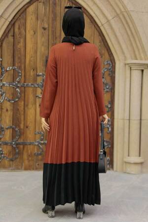 Black Hijab Dress 7684S - 3