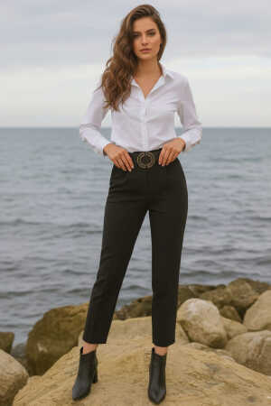 Black Hijab Trouser 10680S - 1