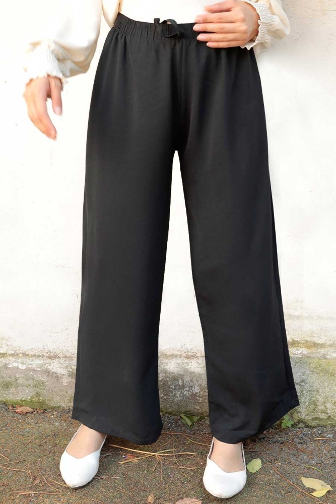 Black Hijab Trousers 1004S - 2