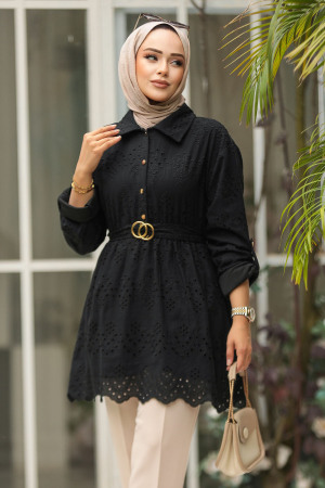 Black Modest Tunic 14252S - 1