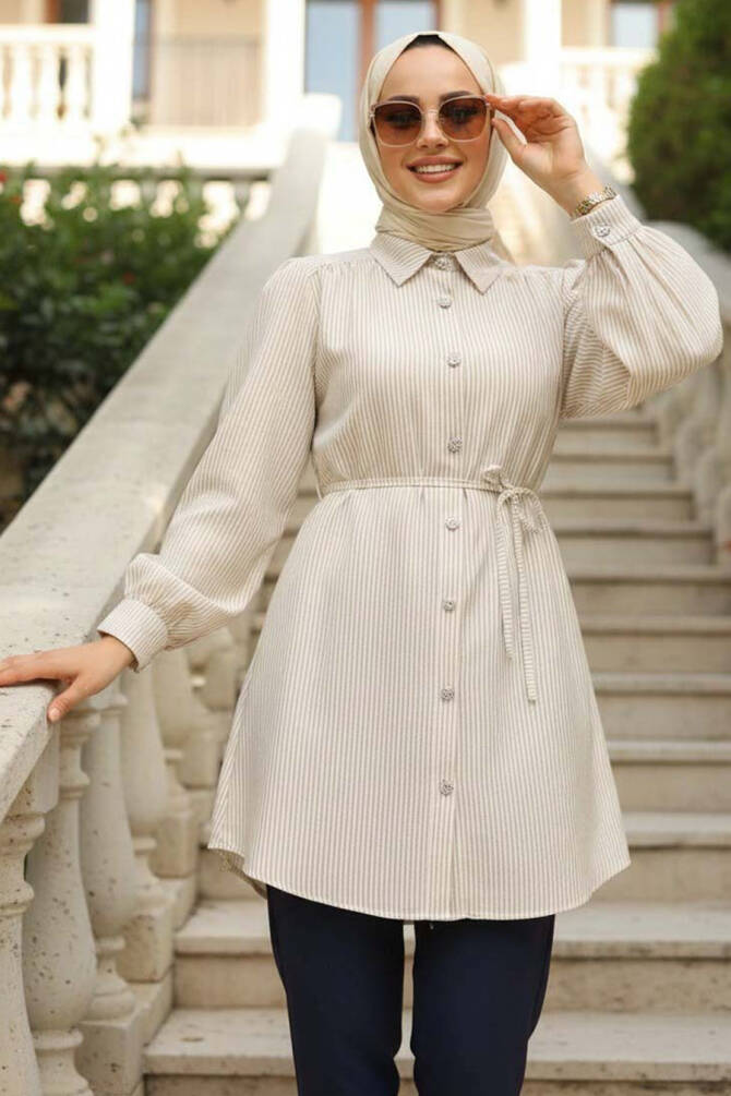 Black Modest Tunic 42421BEJ - 1