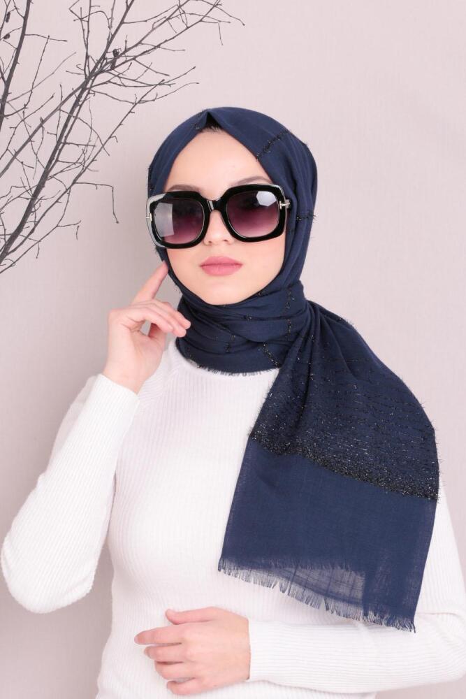 Bleu Marin-Neva Style-Chale 7458L - 1