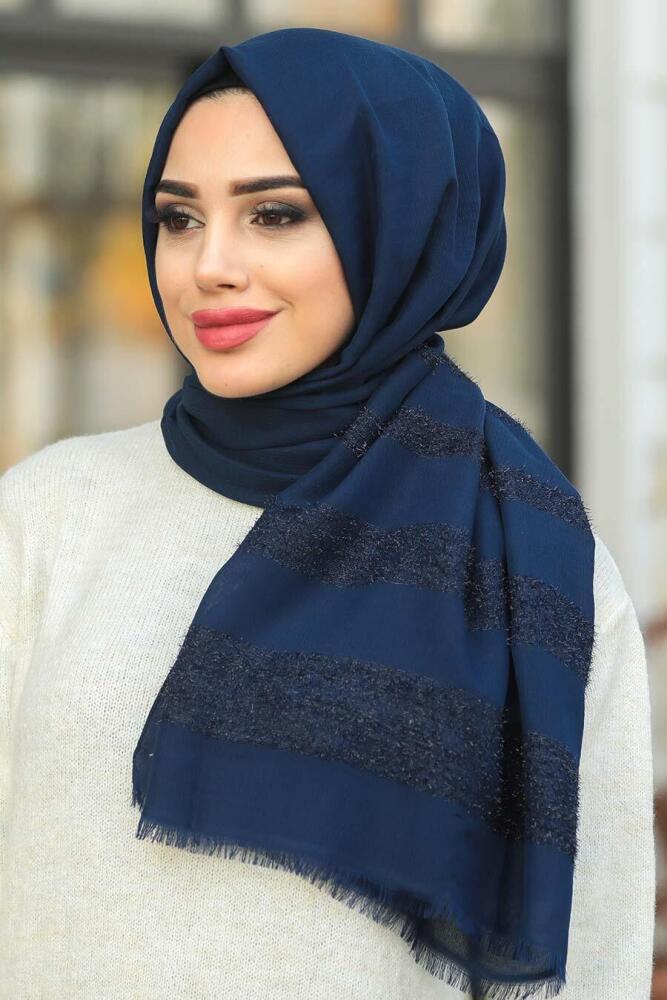 Bleu Marin - Neva Style - Chale - 7459L - 1