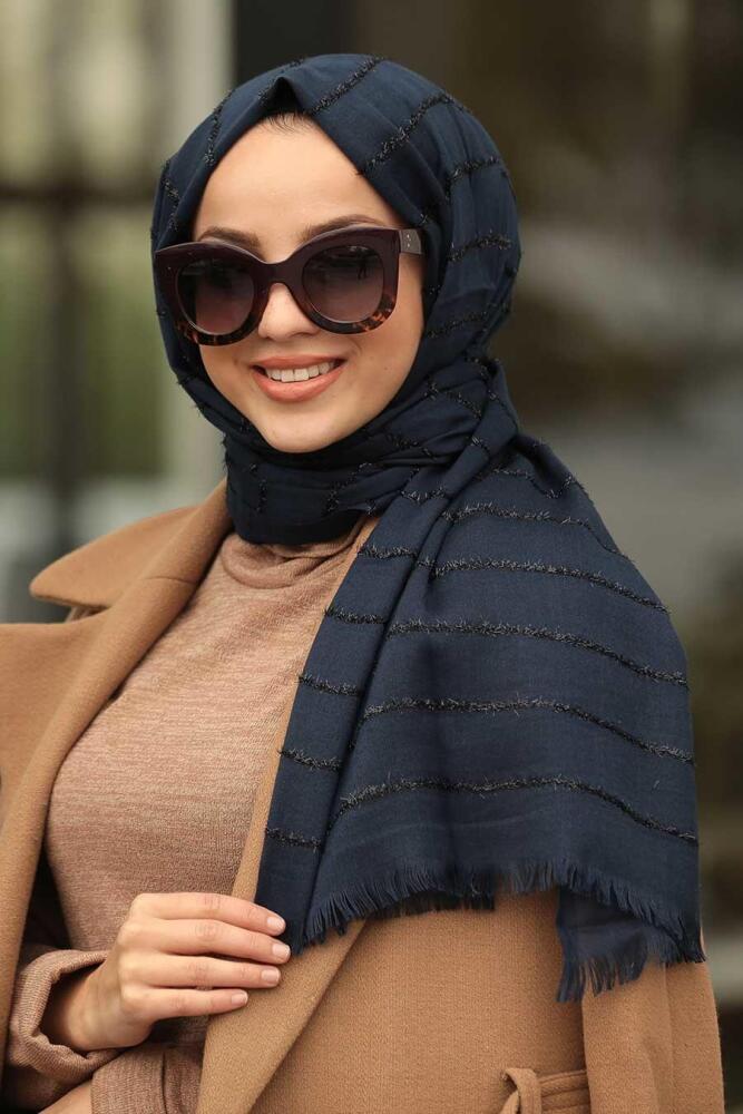 Bleu Marin - Neva Style - Chale - 7498L - 1