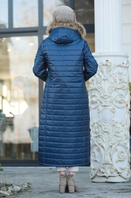 Bleu Marin - Neva Style - Manteaux Gonflables - 10650L - Thumbnail