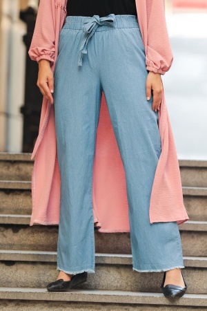 Blue Hijab Trousers 6469M - 1