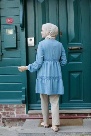 Blue Hijab Tunic 6024M - 3