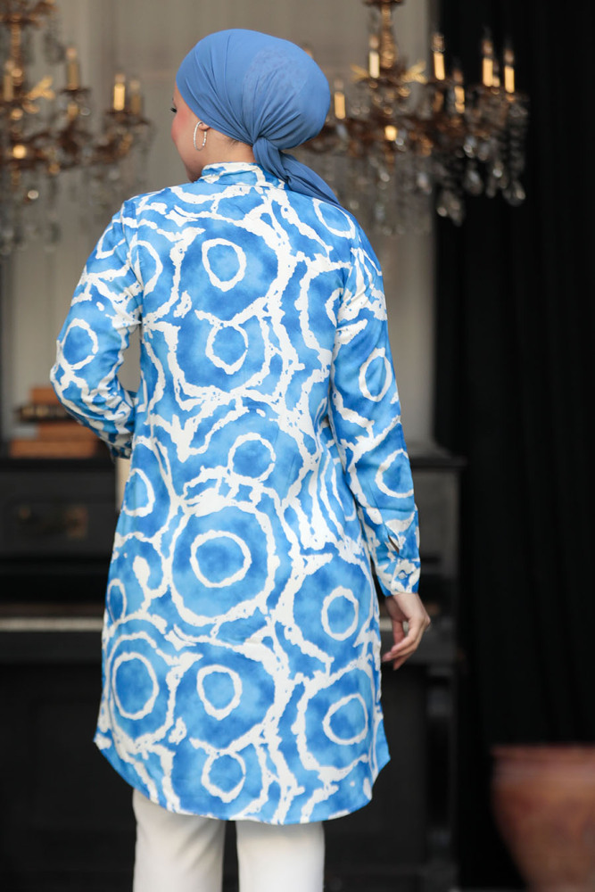 Blue Modest Top 25017M - 3