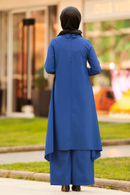 Blue Royal - Nayla Collection - Combination Hijab 9101SX - Thumbnail