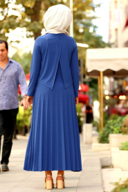 Blue Royal - Nayla Collection - Hijab Robe 31792SX - Thumbnail