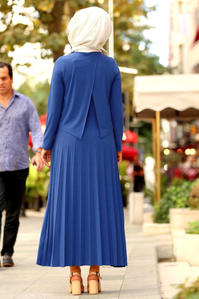 Blue Royal - Nayla Collection - Hijab Robe 31792SX - 2