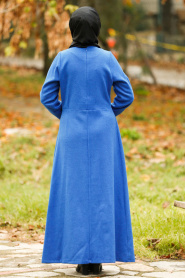 Blue Royal - Nayla Collection - Robe Hijab 2488SX - Thumbnail