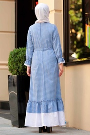 Blue Royal - Nayla Collection - Robe Hijab - 42790SX - Thumbnail