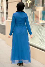 Blue Royal - Nayla Collection - Robe Hijab - 50141SX - Thumbnail