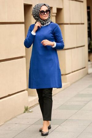 Blue Royal - Nayla Collection - Tunique Hijab 15533SX - 1