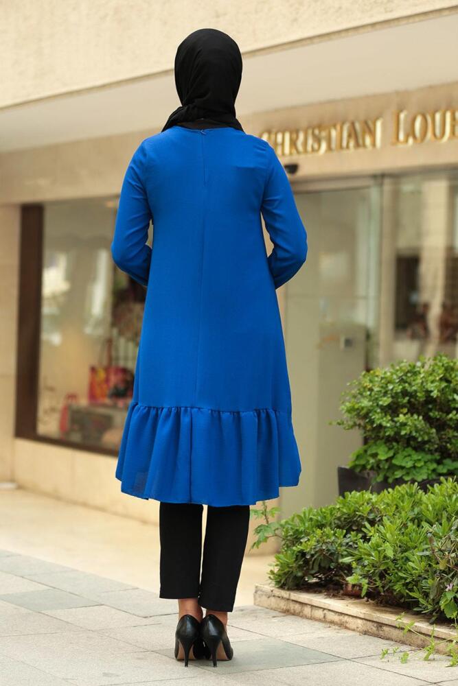Blue Royal- Nayla Collection - Tunique Hijab 22230SX - 2