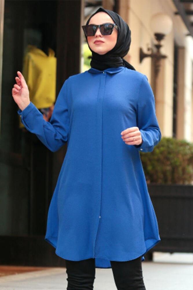 Blue Royal - Nayla Collection - Tunique Hijab 253SX - 1