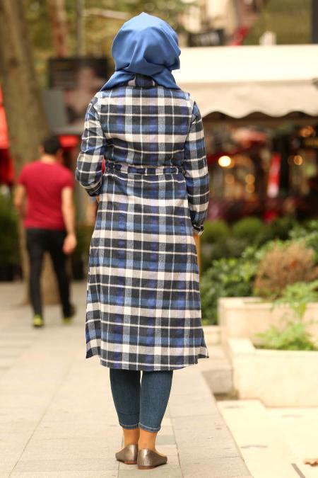 Blue Royal -Nayla Collection - Tunique Hijab 83401SX - 2