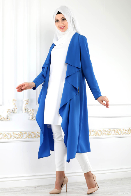 Blue Royal - Neva Style - Cardigan Hijab 52740SX
