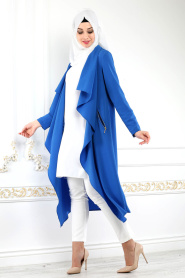 Blue Royal - Neva Style - Cardigan Hijab 52740SX - Thumbnail