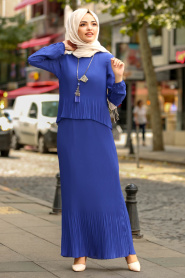 Blue Royal - New Kenza - Robe Hijab 31431SX - Thumbnail