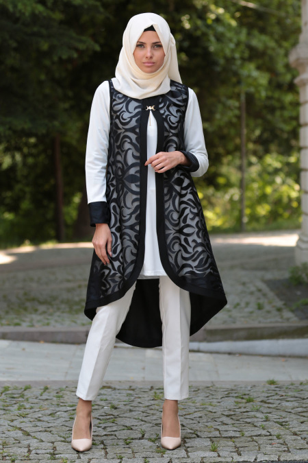 Bonema - Black Hijab Tunic 2105S