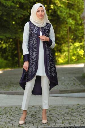 Bonema - Purple Hijab Tunic 2105MOR - 1