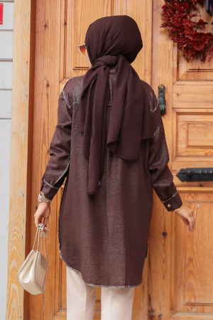 Brown Modest Tunic 10522KH - 3