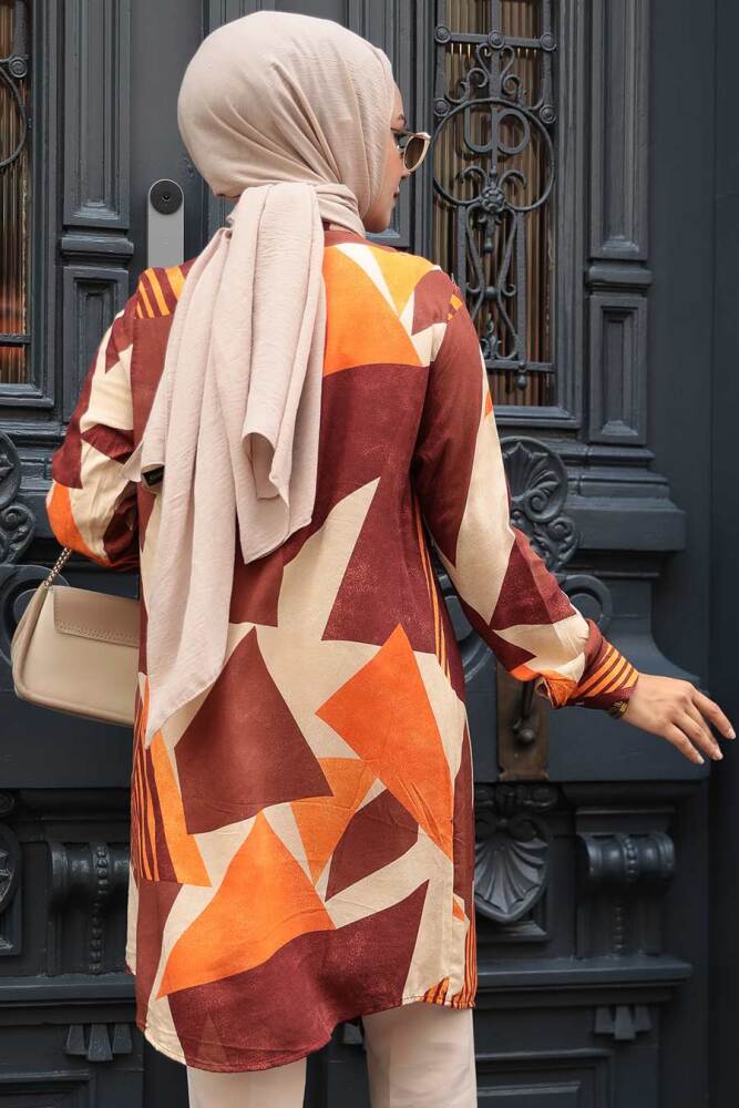 Brown Women Tunic 11682KH - 3