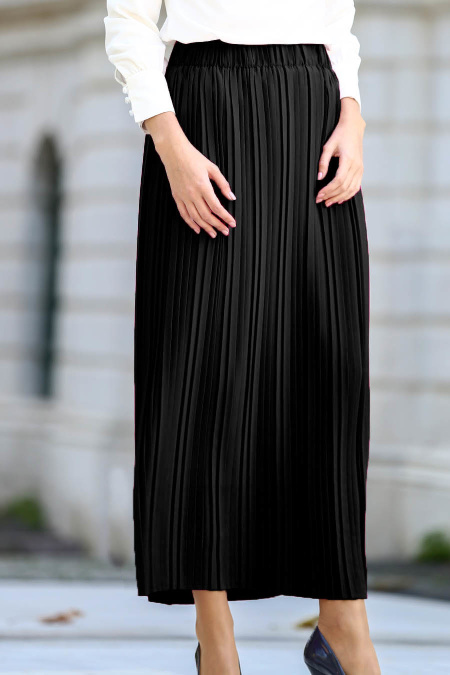 Burcum - Black - Hijab Skirt 3575S