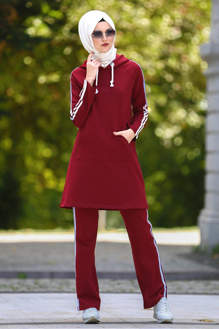 Bwest - Claret Red Hijab Suit 1500BR