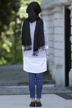 Bwest - Grey Hijab Tunic 1060GR - 3