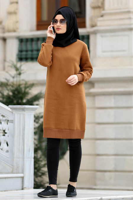 Bwest - Mustard Hijab Tunic 1224HR