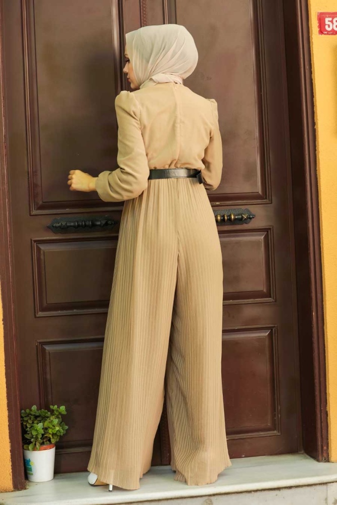 Camel Hijab Overalls 2897C - 2