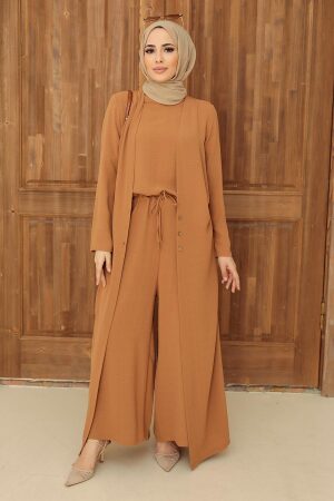 Camel Hijab Overalls 51890C - 1