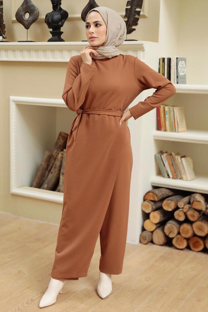 Camel Hijab Overalls 5807C - 1