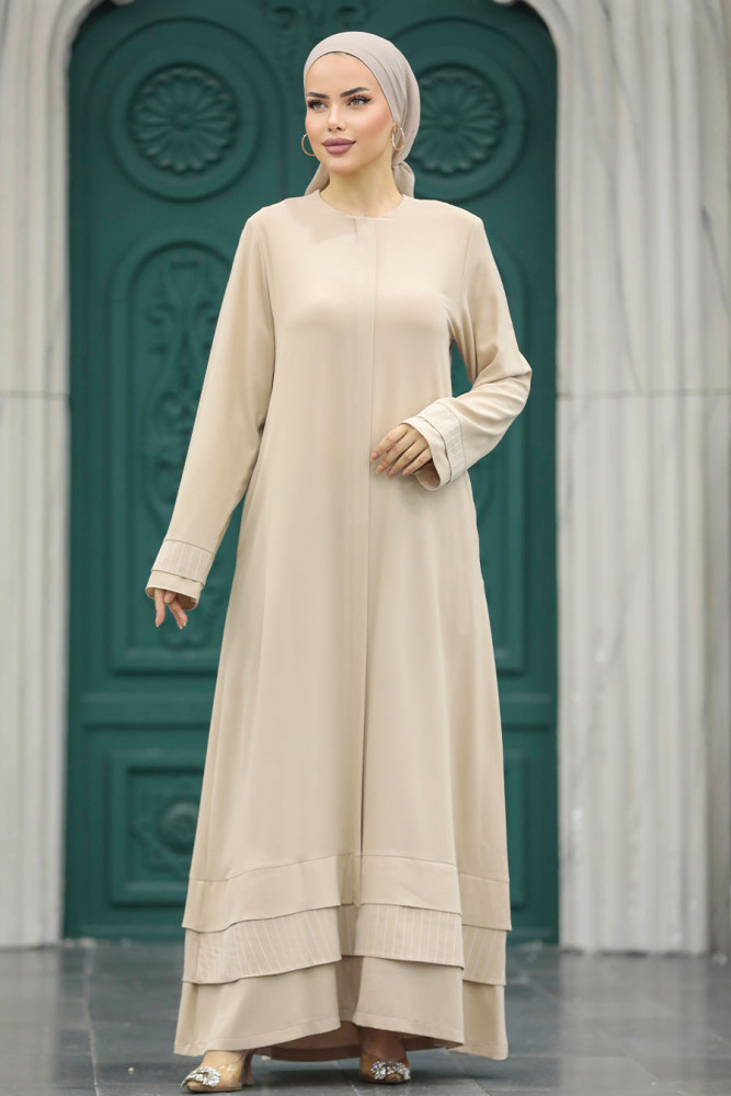 Cepli Taş Tesettür Ferace 20132TAS - 2