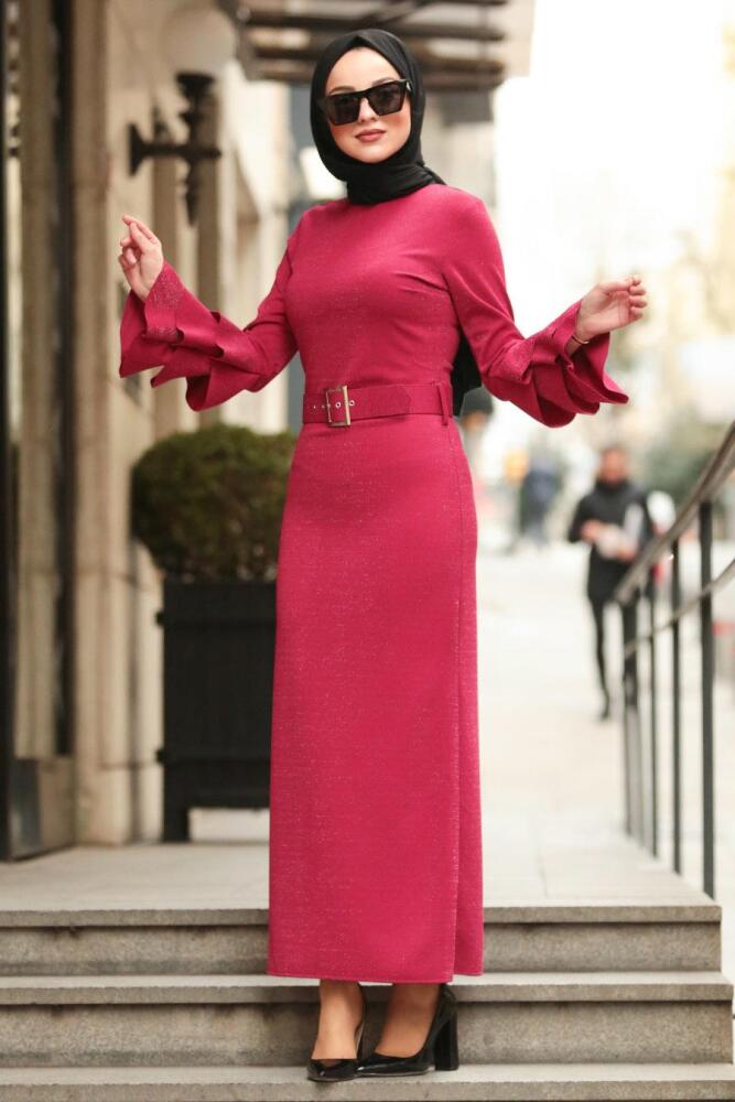 Cerise - Nayla Collection - Robe Hijab 4029VSN - 1