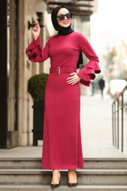 Cerise - Nayla Collection - Robe Hijab 4029VSN - Thumbnail