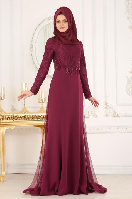Cerise -Nayla Collection -Robes de Soirée 20280VSN - 3