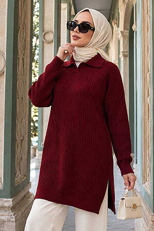 Cherry Modest Knit Sweater 10921VSN 
