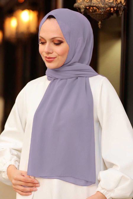 Chiffon Smoked Shawl 7475FU - 1