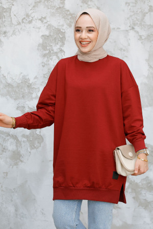 Claret Red Modest Tunic 30644BR - 2