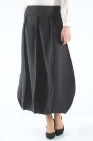 CNG - Grey Hijab Skirt 14WK4060 - Thumbnail