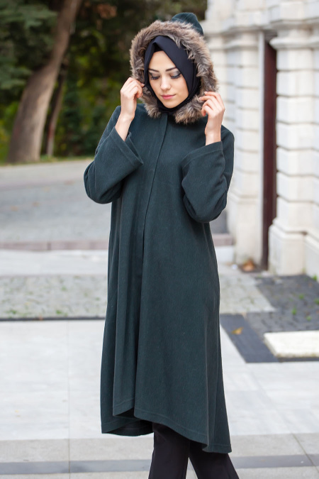 Coat - Green Hijab Coat 51200Y