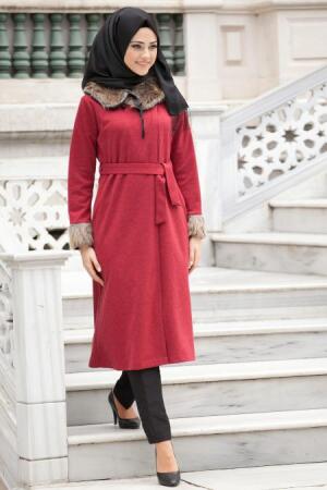 Coat - Red Hijab Coat 51160K - 1